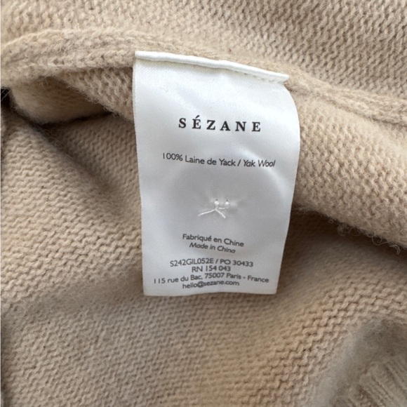 Sézane Jady Cardigan in Natural - Picture 6 of 6